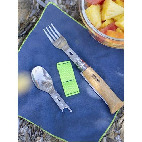 Opinel Picnic+set with fork, spoon, napkin