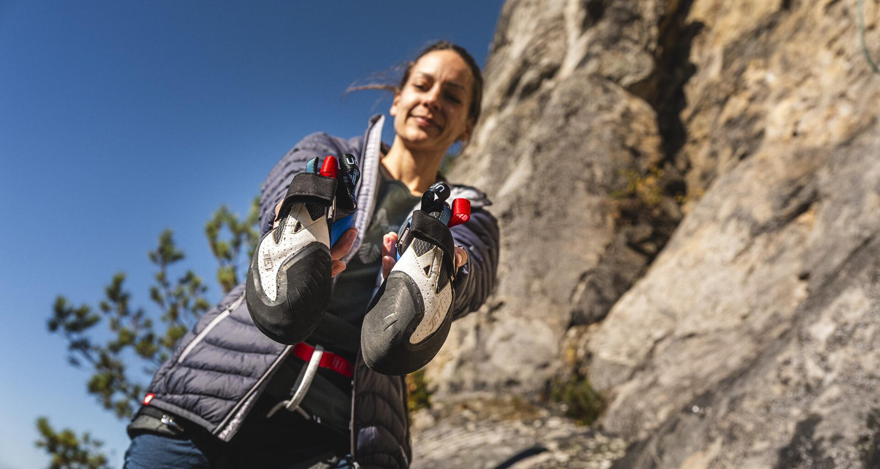 Ocún climbing campaign — Outfish English climbing shoe guide
