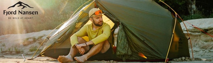 Fjord Nansen — teltis, guļammaisi un mugursomas