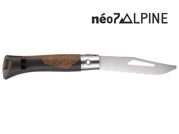 Opinel Inox nazis NEO 07 Alpine melni brūns