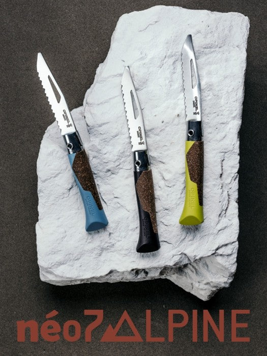 Opinel Inox nazis NEO 07 Alpine melni brūns