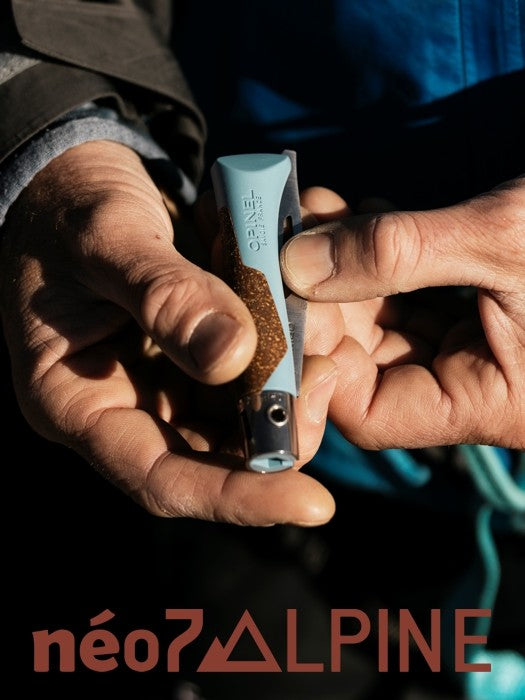 Opinel Inox nazis NEO 07 Alpine melni brūns