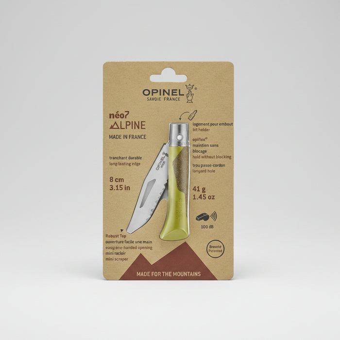 Opinel NEO 07 Inox Knife Alpine Lime Tree