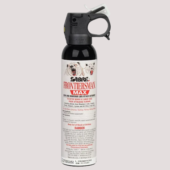 Sabre Frontiersman Max papper spray can 