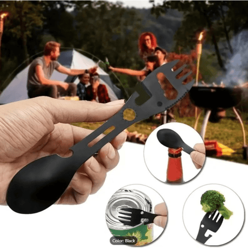 10 - in - 1 Multi - Functional Camping Fork SpoonSpoonsOutfishOutfish