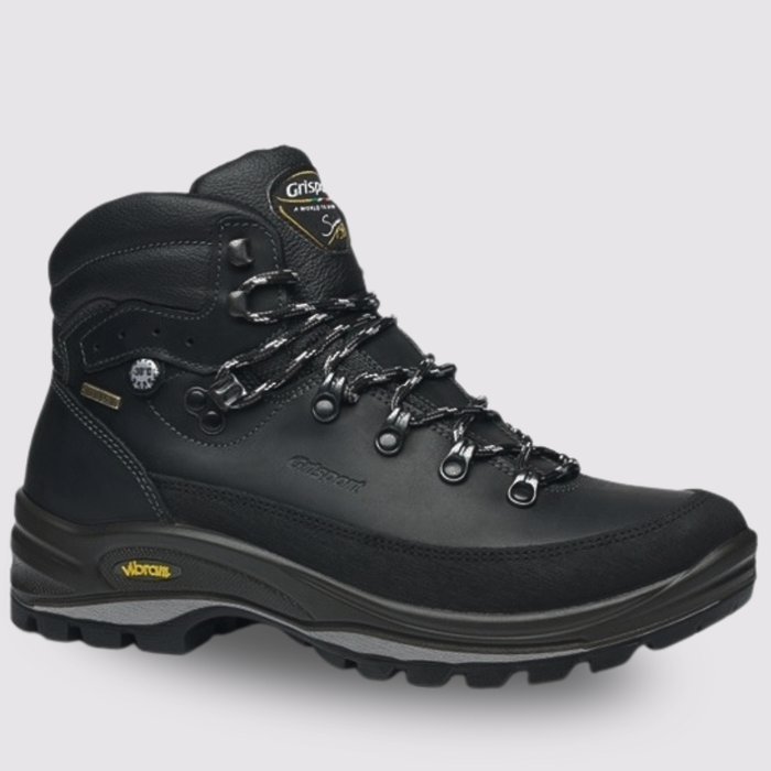 grisport ziemas zābaki, melnas ādas, winterm membrāna, ūdensnecaurlaidīgi, -30°C, ziemas pārgājieniem latvijas apstākļiem