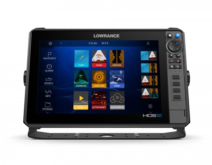 Lowrance Sonar HDS-12 PRO ROW + ActiveImaging™ HD 3-in-1 Transducer - Outfish