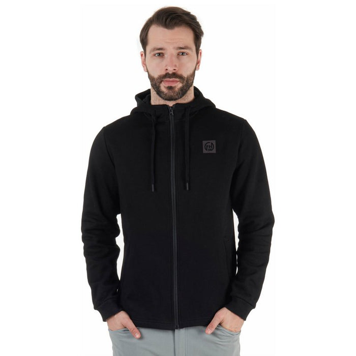 Zipped Hoodie Wave V2 Black - Outfish
