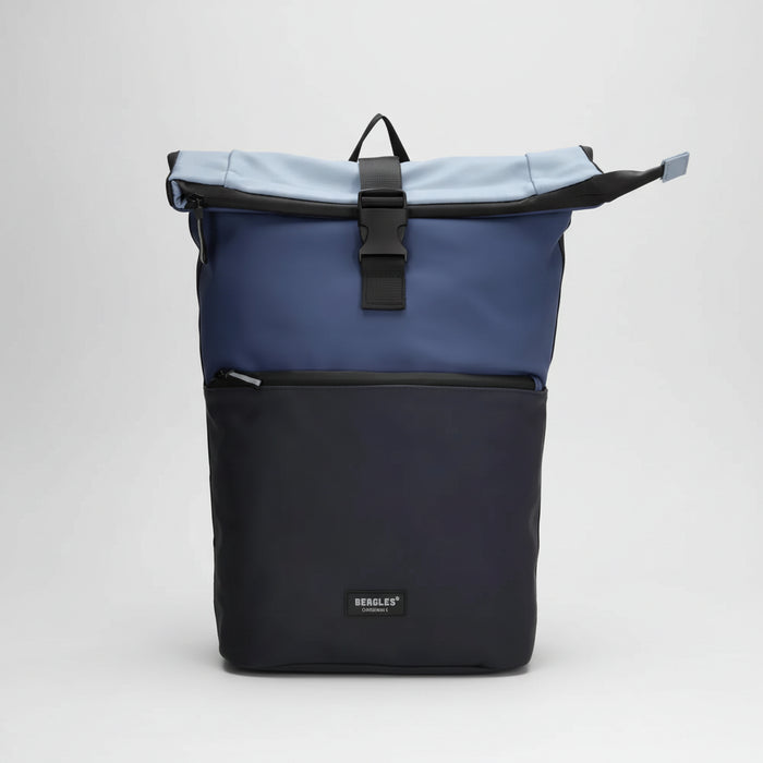 Beagles Originals daudzkrāsaina ūdensizturīga mugursoma 15,6 collas (34.5x19.4 cm) tumši zila