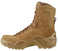 Lowa Army Boots Z-8S Without Gore-Tex Coyote smagiem apstākļiem, vieglas, stabilas, izturīgas armijas zābaki ar PU zolēm un hidrofobu ādu.
