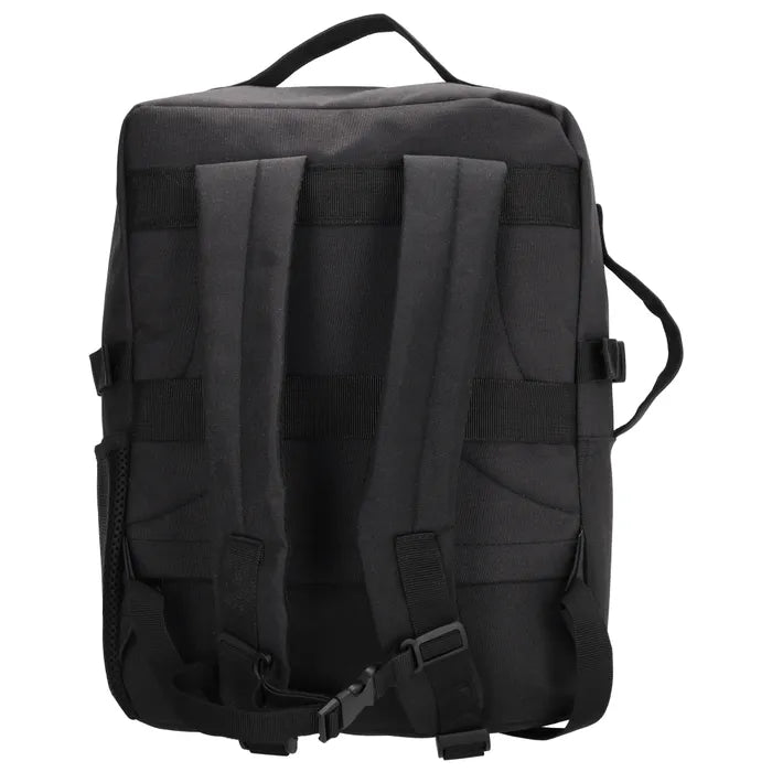 Beagles Kyoto zem sēdekļa novietojamā rokas bagāžas mugursoma, melna