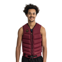 Jobe Fragment Vest Men Burgundy Red