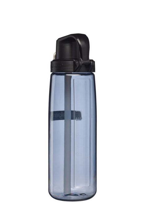 24oz FreshFlow Straw Bottle Gray/ Black Cap