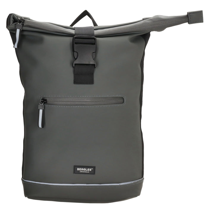 Waterproof Beagles backpack rolltop grey