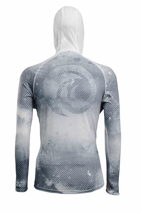Fishscale solar hoodie White - Outfish