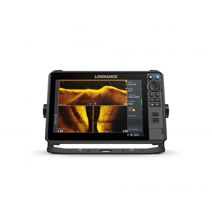Lowrance Sonar HDS-10 PRO ROW + ActiveImaging™ HD 3-in-1 Transducer - Outfish