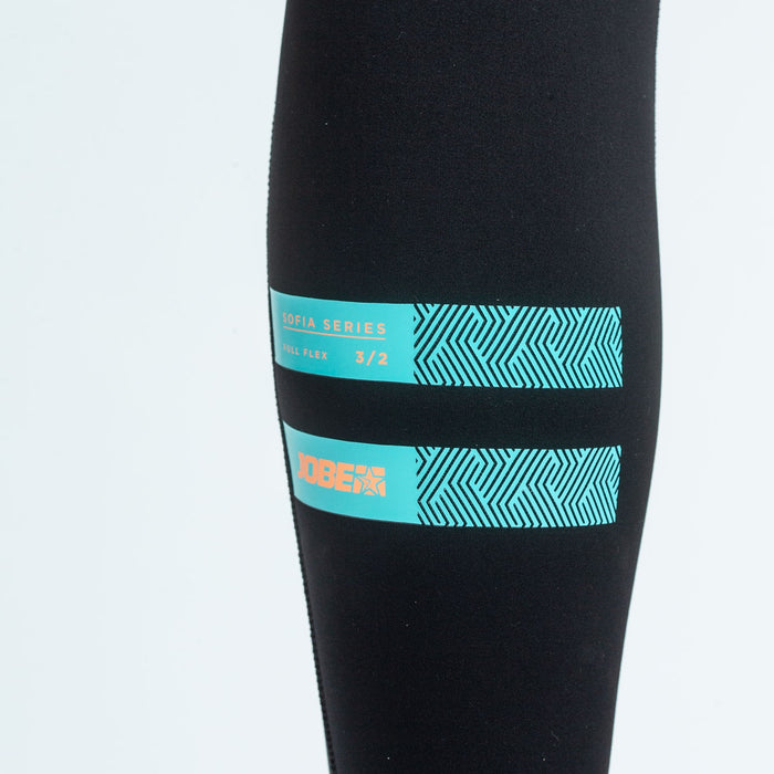 Full Wetsuit - Jobe - Sofia - Women Chest Zip 3/2mm Vintage Teal - additional view 4
