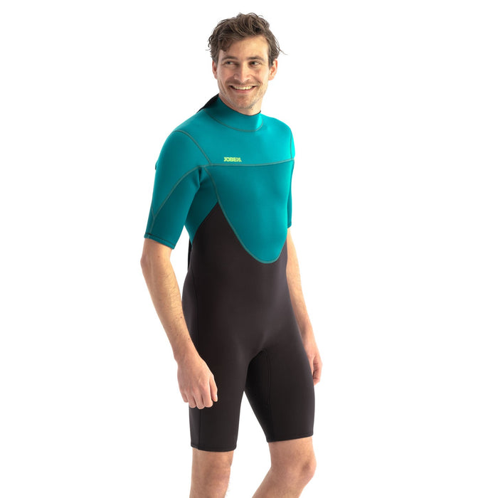 Shorty Wetsuit - Jobe - Perth - Men 3/2mm Teal - additional view 2