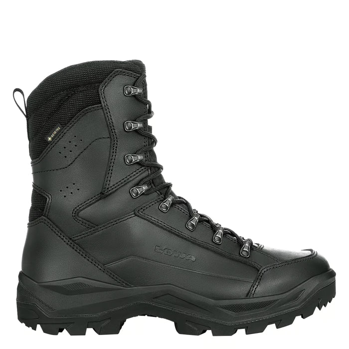 Тактические болинки LOWA RENEGADE II GTX HI Черные гладкая кожа GORE-TEX 