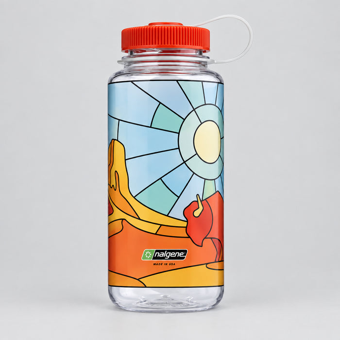 32oz Wide Mouth Stained Glass Desert
