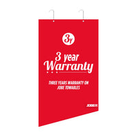 Jobe Warranty Sign 3-years