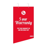 Jobe Warranty Sign 5-years