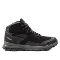 Grisport pārgājienu zābaks, ādas augšdaļa, melna krāsa, ūdensnecaurlaidīgs, piemērots rudenim un ziemai Latvijā.