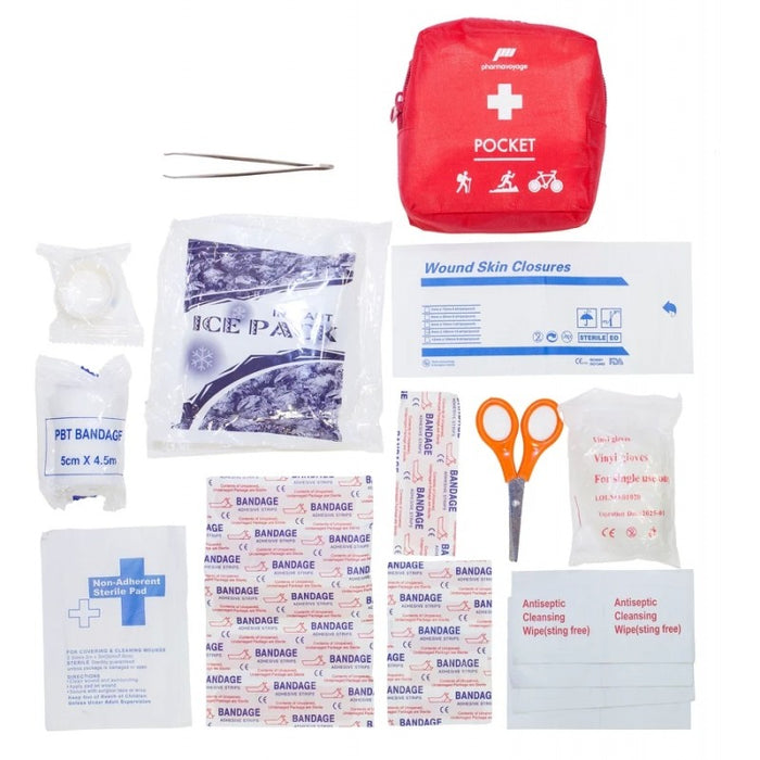 Pharmavoyage Аптечка First Aid Pocket красная
