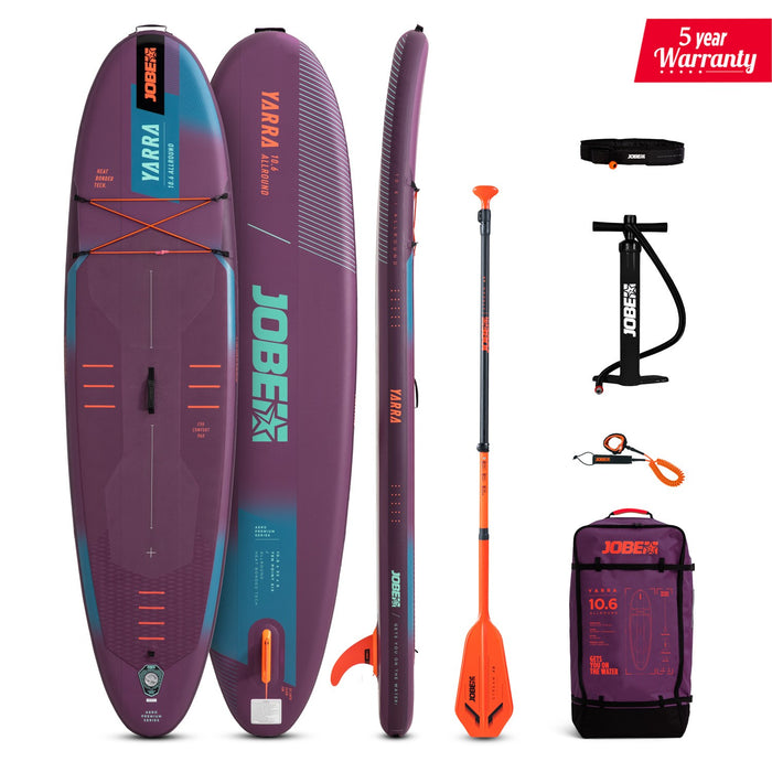 Jobe Aero Yarra SUP Premium Board 10.6 Package Purple