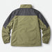 HUMTTO 48C176A-2 olive green and dreamy black insulated outdoor jacket, back view
