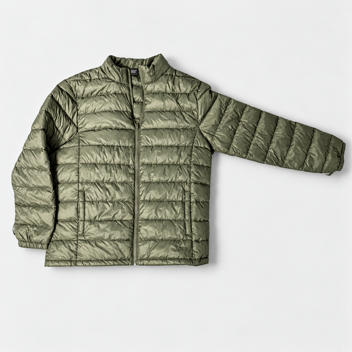 HUMTTO 48C176A-2 olive green quilted removable insulated liner, front view