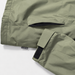 HUMTTO men's olive green outdoor jacket 48C851A-5, adjustable hook-and-loop sleeve cuff, zippered pocket and woven HUMTTO label detail