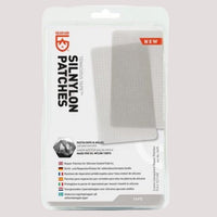 - GearAid Tenacious Tape Silnylon plāksteri iepakojumā
- Silikona bāzes līmējošā plēve
- Ripstop neilona materiāls
- Izturīgi, ūdensdroši un mazgājami 
- Remontē silnilona audumus, teltis, tarps, mugursomas
- Piemēroti dažādiem āra piederumiem
- GearAid