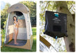 Outdoor solar shower Black - Outfish