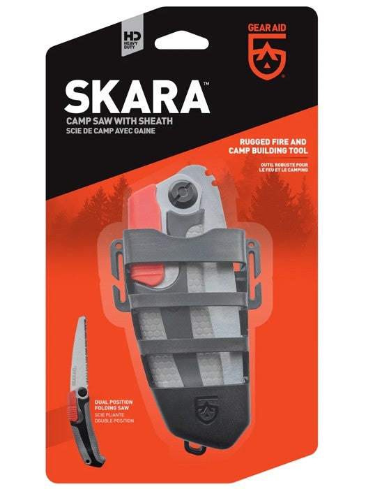 Kempinga zāģis GearAid Skara SK-5 oglekļa tērauds saliekams dizains melns