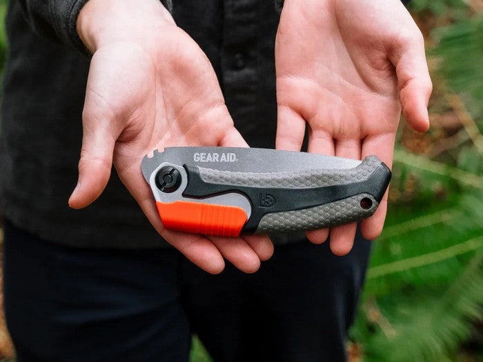 Kempinga zāģis GearAid Skara SK-5 oglekļa tērauds saliekams dizains melns