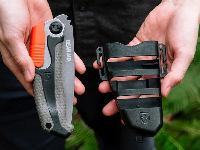 Kempinga zāģis GearAid Skara SK-5 oglekļa tērauds saliekams dizains melns