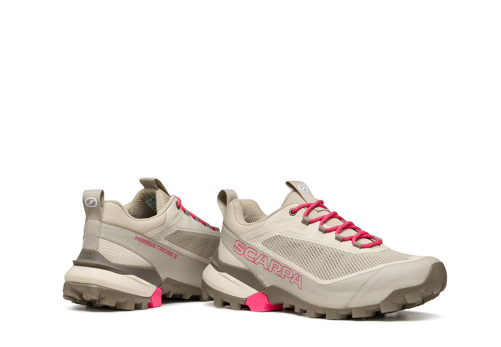 Scarpa RIBELLE CROSS 2 WMN легкие треккинговые ботинки, цвет: пейот/фуксия