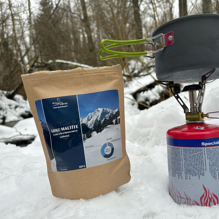 Гречневая каша с фаршем в сливочно-сметанном соусе 120 г 563kcal