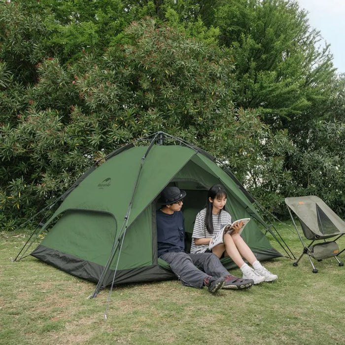 Semi-automatic tent for 3 people Naturehike Blue - Outfish