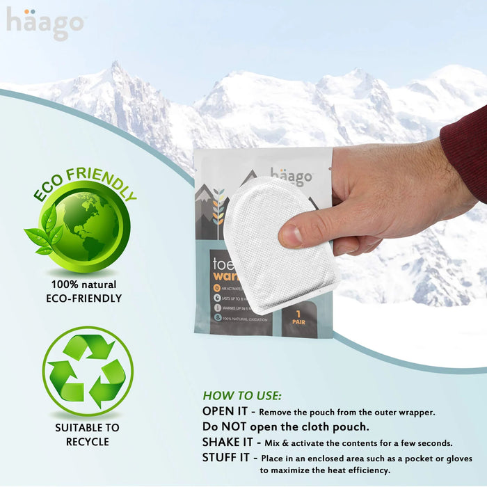 Toe Warmers Haago  (pair)