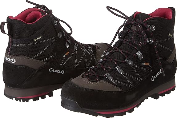 AKU Women's Trekker LITE III GTX Boot, Black/Magenta, 42 EU
