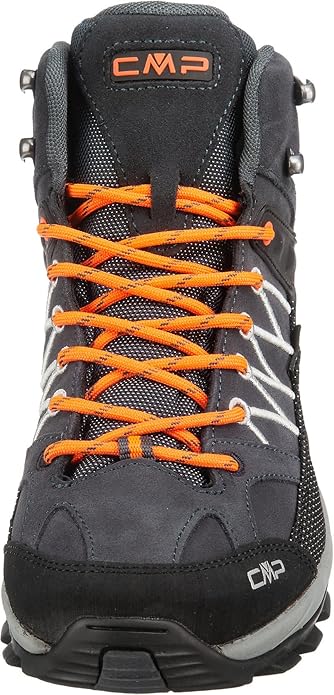 CMP - Rigel Mid Trekking Shoes Waterproof, Antracite-Flash Orange, 45