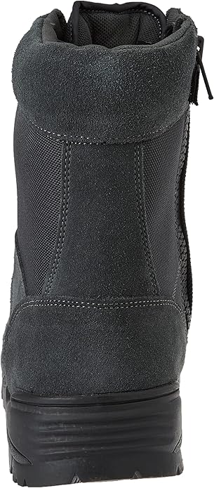 Mil-Tec taktiskais zābaks, ādas un Cordura materiāls, pelēks, piemērots rudenim un ziemai, izturīgs āra apavi.
