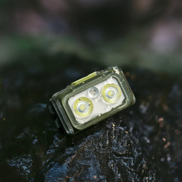 Налобный фонарь Naturehike компактный 250LM двойное крепление водозащита зелёный