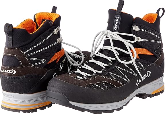 AKU Unisex TENGU LITE GTX Boot, Black/ORANGE, 42.5 EU