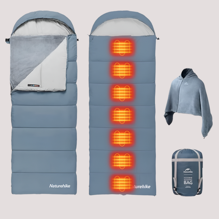 Naturehike BE400 USB Heated Sleeping Bag Cotton Right Outfish