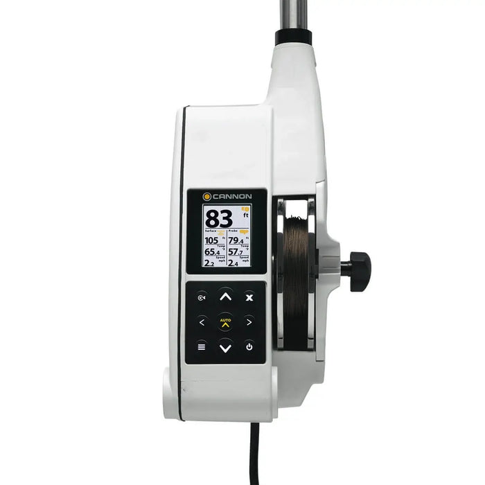 Electric Downrigger Cannon Optimum TS — Wireless, Saltwater — display close-up
