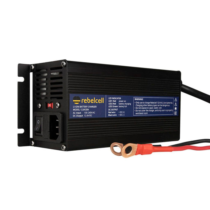 Lithium-Ion Charger Rebelcell 12.6V20A — M8 Connection — additional product view 2