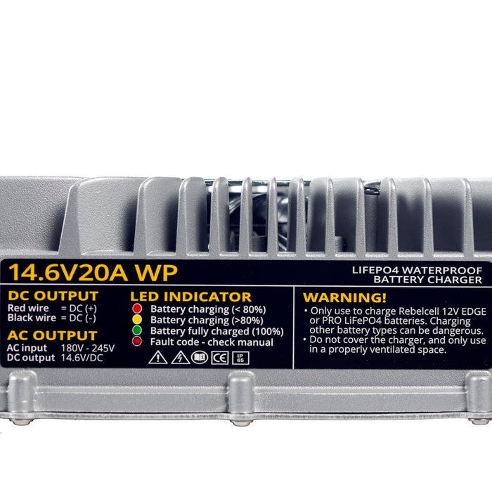 LiFePO4 Charger Rebelcell 14.6V20A — 20A, IP65 — additional product view 4